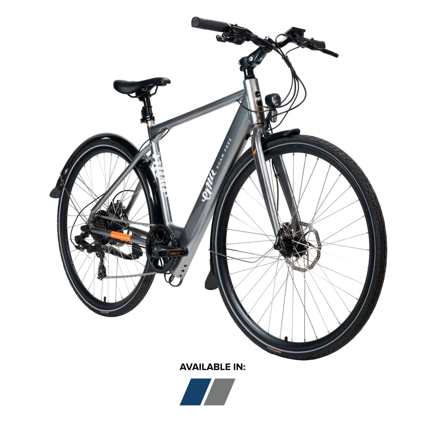 The Evo Crossbar Electric Bike - 7Ah / 252Wh, Grey