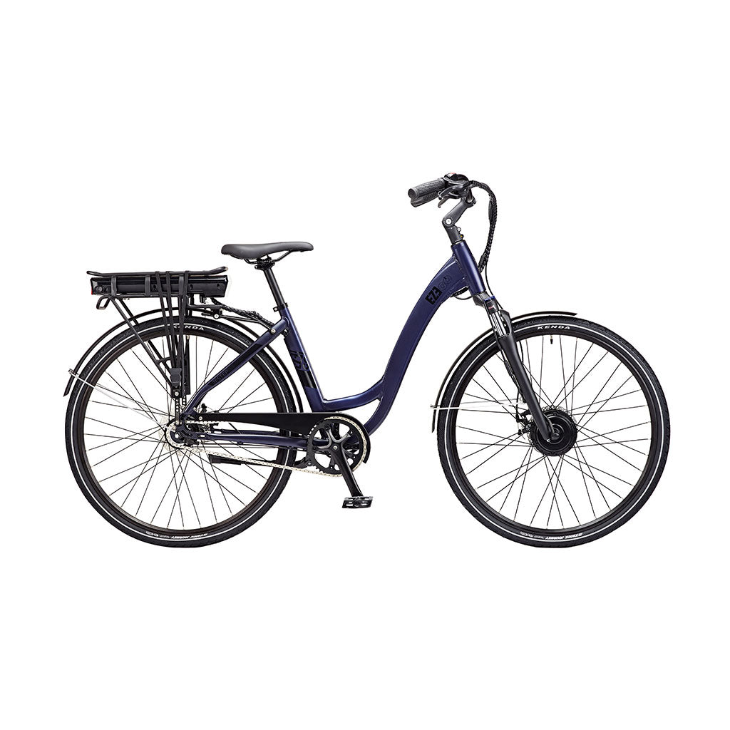 Ezego Step NX 700 City Electric Bike - Matt metallic blue