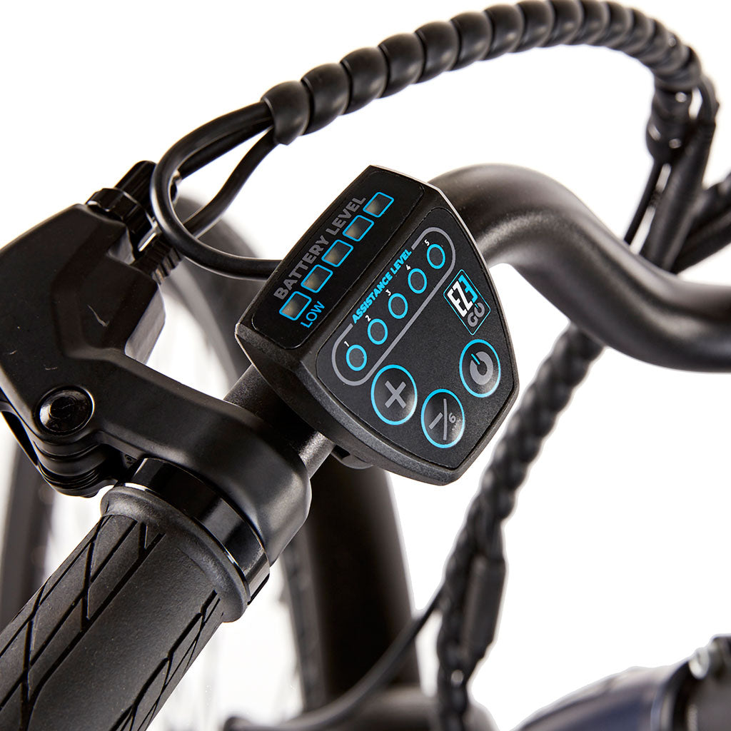 Ezego Step NX 700 City Electric Bike - Matt metallic blue