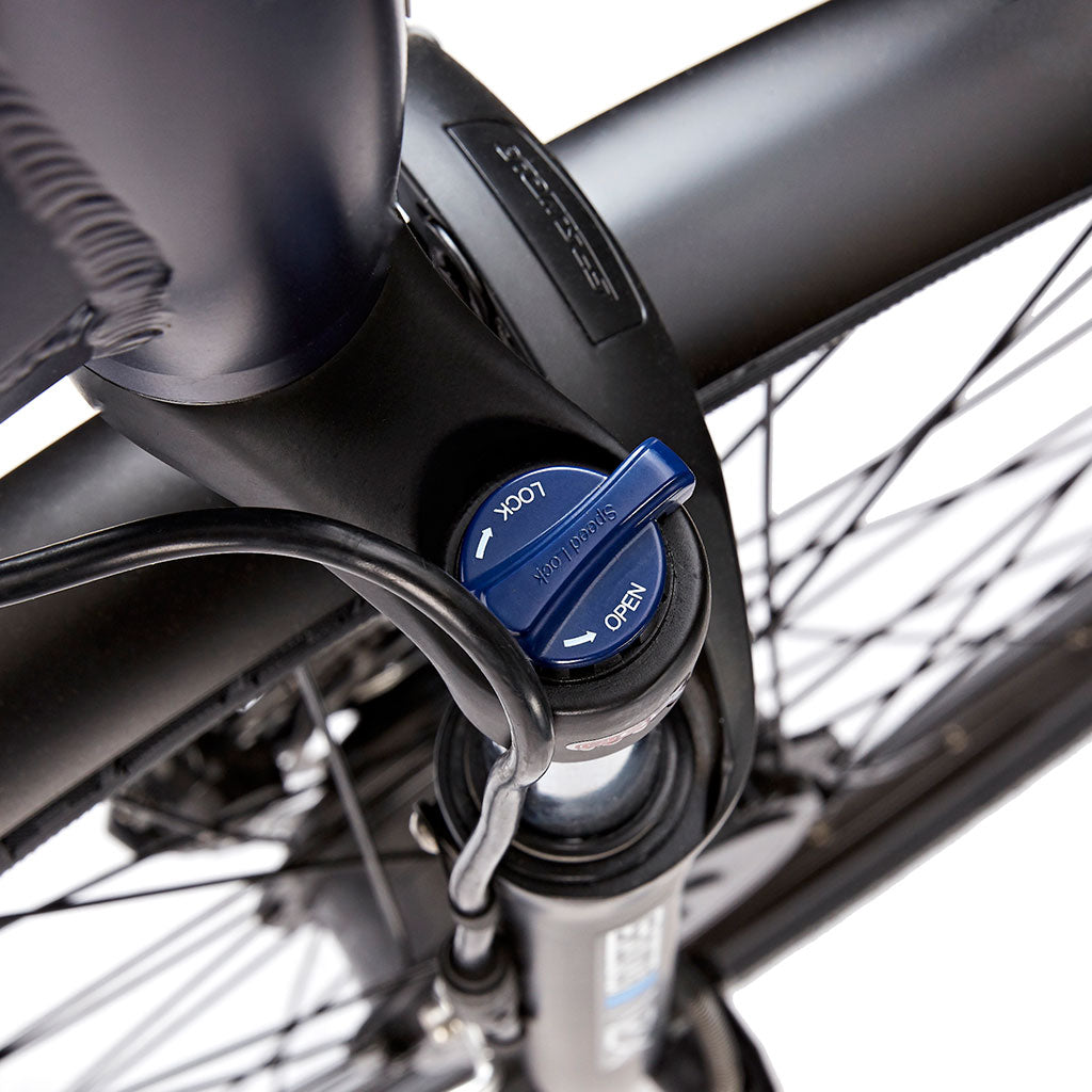 Ezego Step NX 700 City Electric Bike - Matt metallic blue