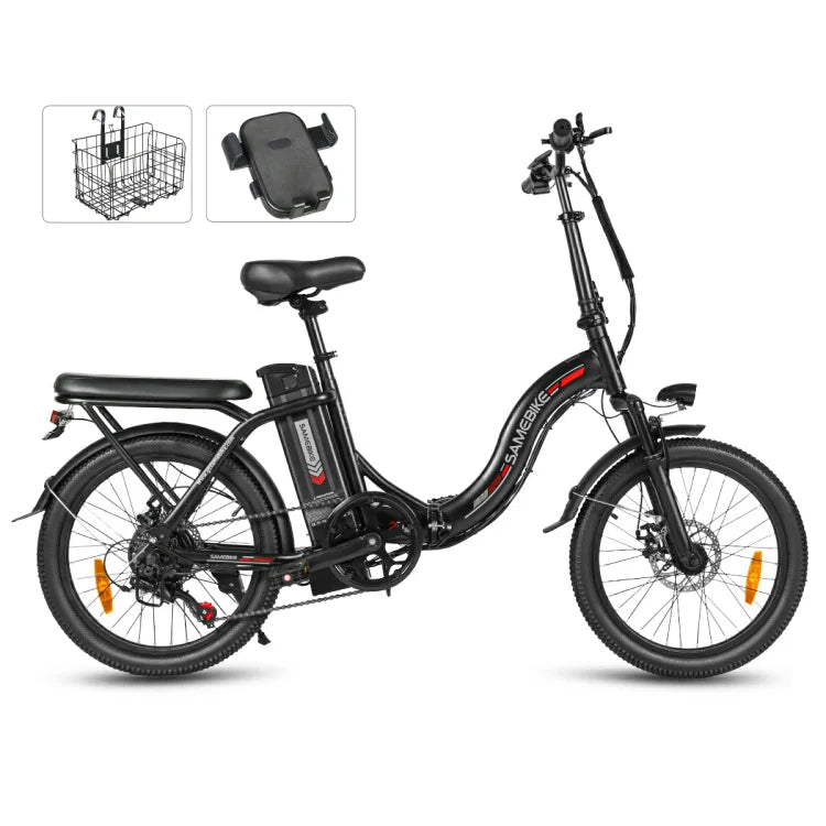 SAMEBIKE CY20 20 inches 350W Motor 36V 12Ah Battery Portable Commuter Electric Bike