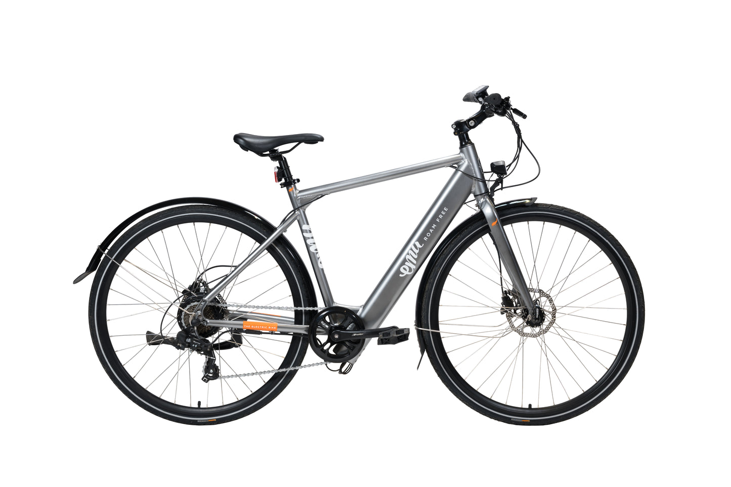 The Evo Crossbar Electric Bike - 7Ah / 252Wh, Grey