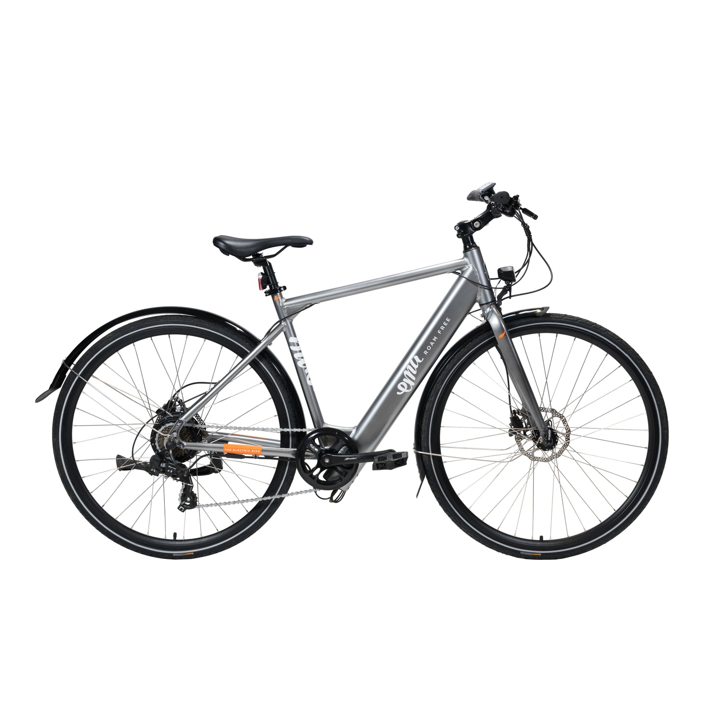 The Evo Crossbar Electric Bike - 7Ah / 252Wh, Grey