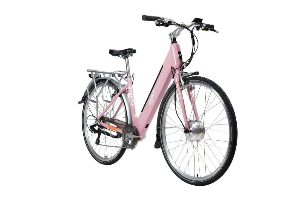 Emu Classic Step Through Electric Bike - 14.5Ah / 522Wh, Fuschia