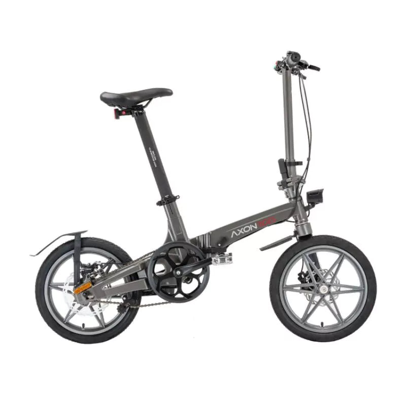 Axon Rides Pro 15Kg Folding Electric Bike - Grey 5AH