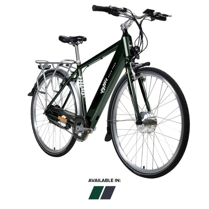 Emu Classic Crossbar Electric Bike - 10.4Ah / 374Wh, Racing Green