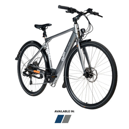 The Evo Crossbar Electric Bike - 7Ah / 252Wh, Grey