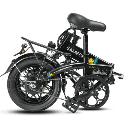 SAMEBIKE YINYU14 14" 36V 7.8Ah Battery 350W Motor Max Speed 30KM/H Portable Foldable Commuter Electric Bike