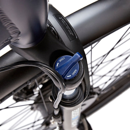 Ezego Step NX 700 City Electric Bike - Matt metallic blue