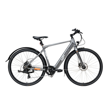 The Evo Crossbar Electric Bike - 7Ah / 252Wh, Grey