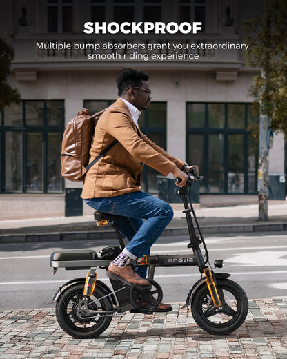 ENGWE T14 25OW Foldable Electric Bike City E-bike 1OAh 25km/h 8Okm